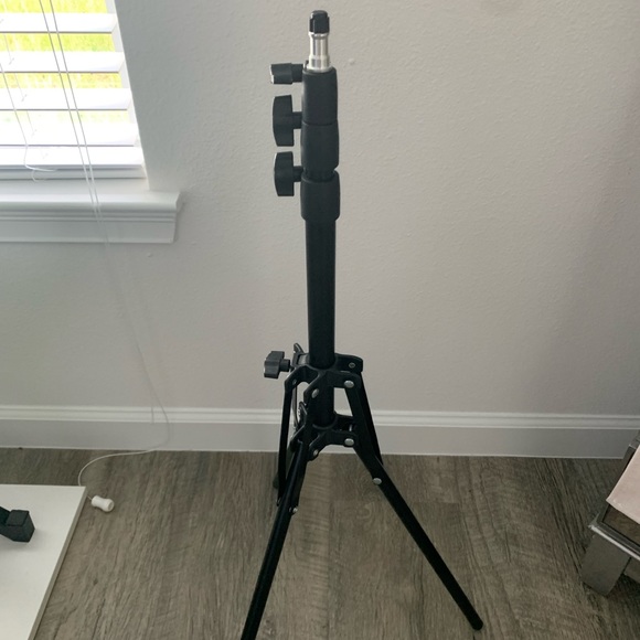 Ring Light with 50" Extendable Stand 10" Dimmable LED Selfie 6000K Camera Circle - Picture 6 of 10